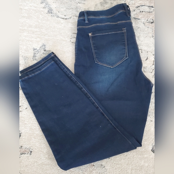 Curve Denim Leggings - Picture 1 of 3